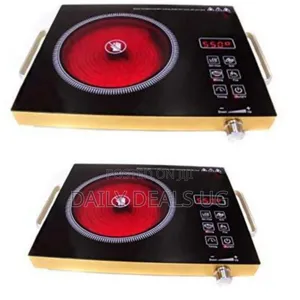 Electronic Single Infrared Cooker Stove- Black