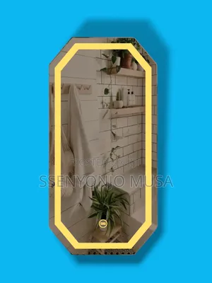 Full Length Led Mirror - Black, Touch Switch, Energy Saving
