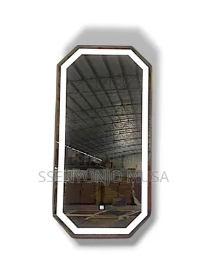 Full Length Led Mirror - Black, Touch Switch, Energy Saving