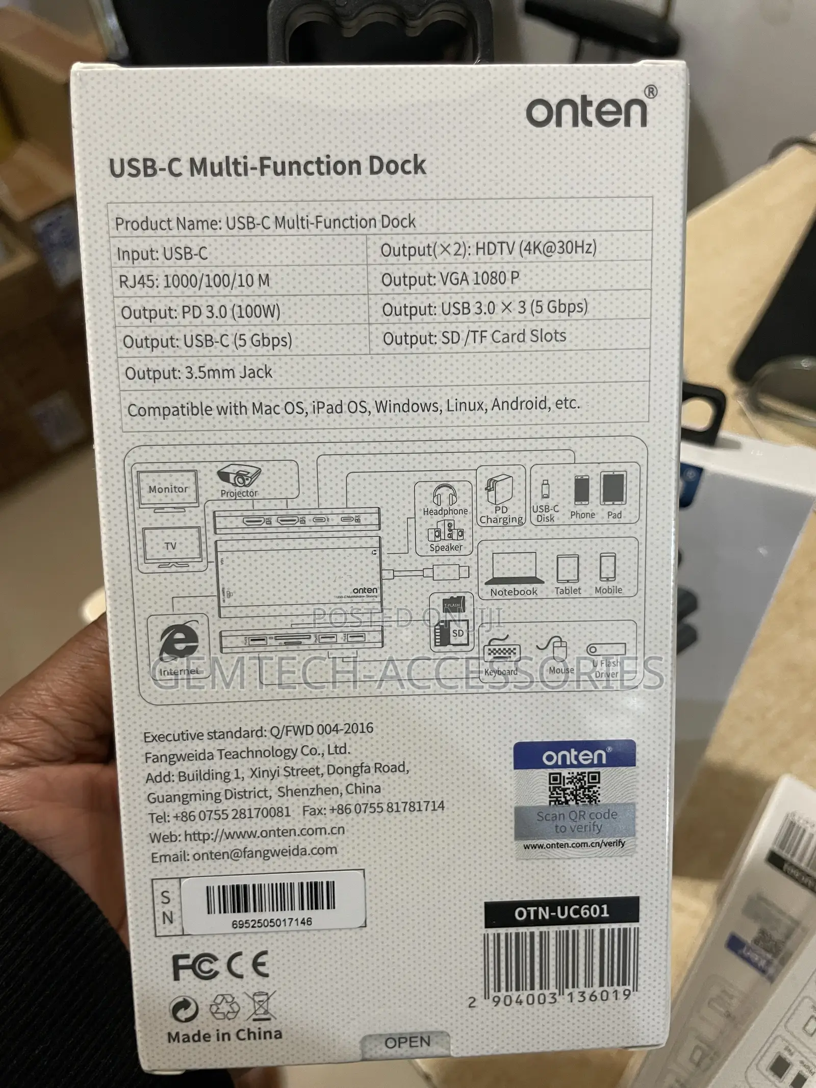 Type C 12in 1 Original Dock