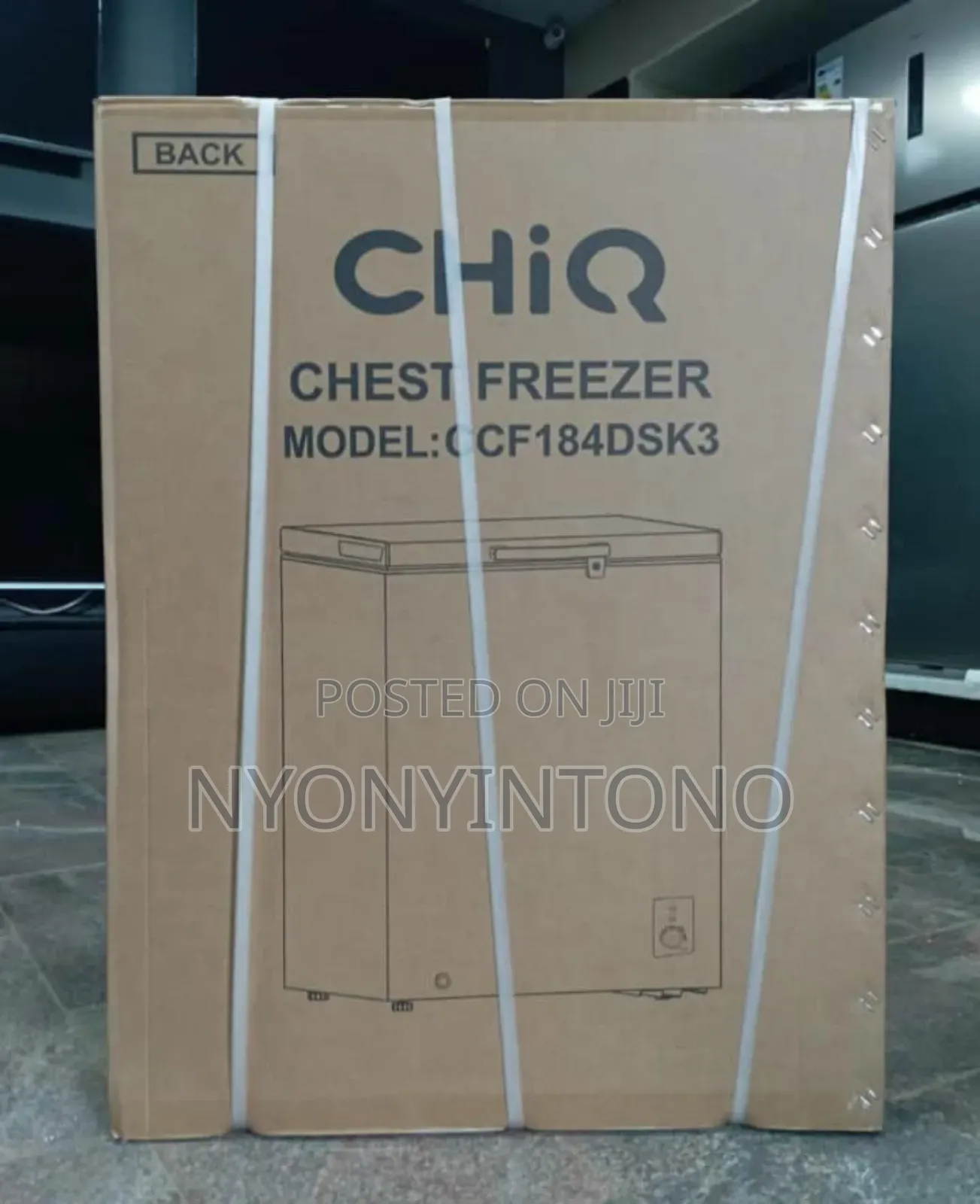 Chiq 180litres Chest Freezer