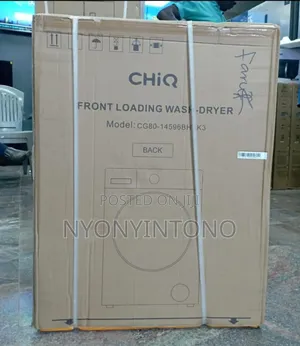Chiq 10kg Fully Automatic Washer Dryer Front Loader Washing Machine