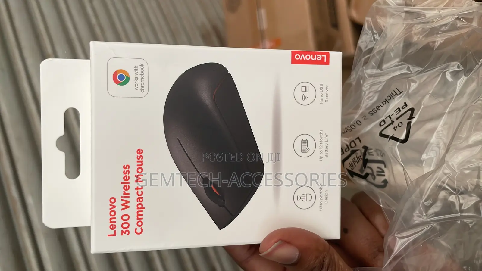 Lenovo 300 Original Wireless Mouse With Batteries