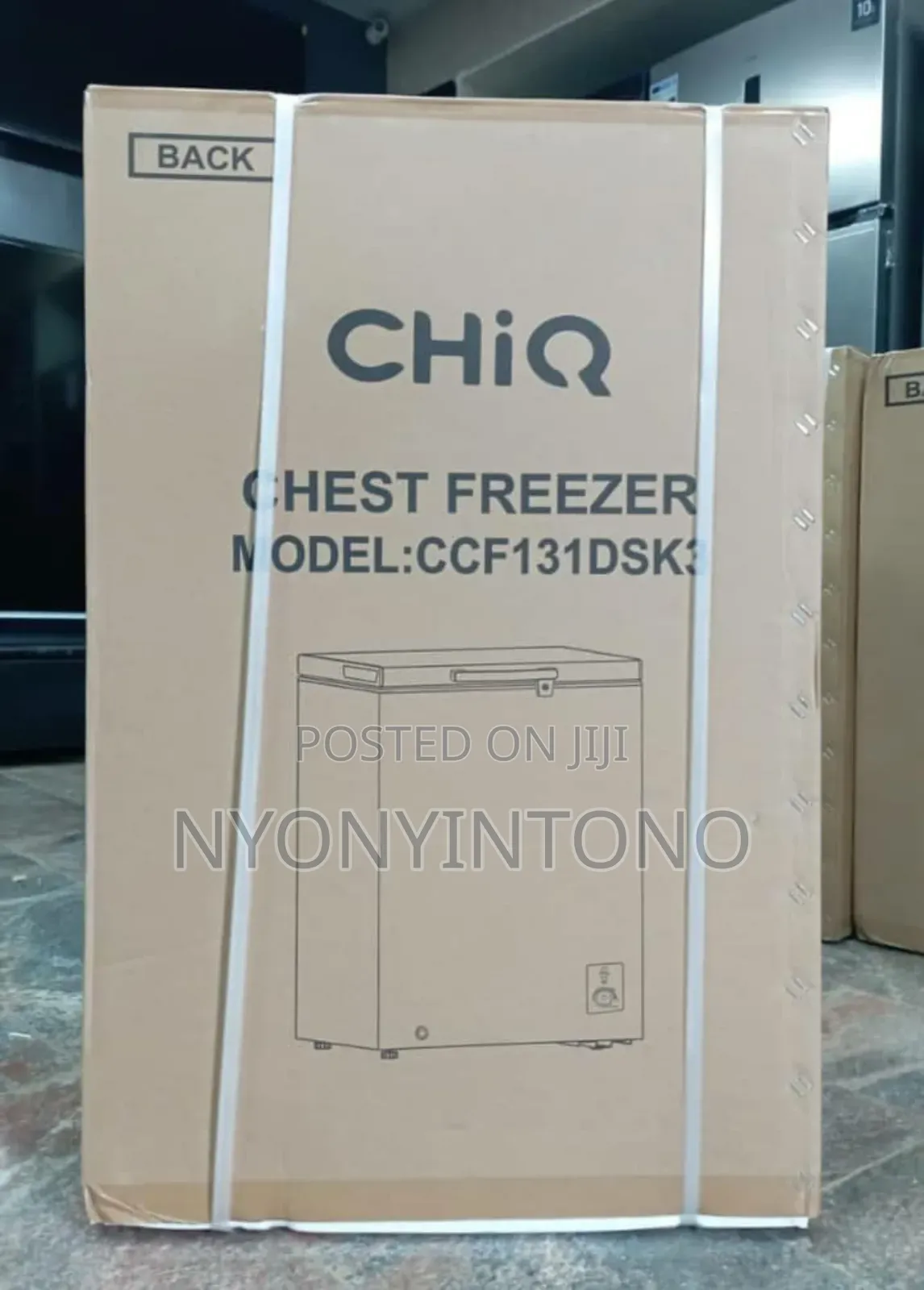 Chiq 130litres High-Quality Chest Freezer