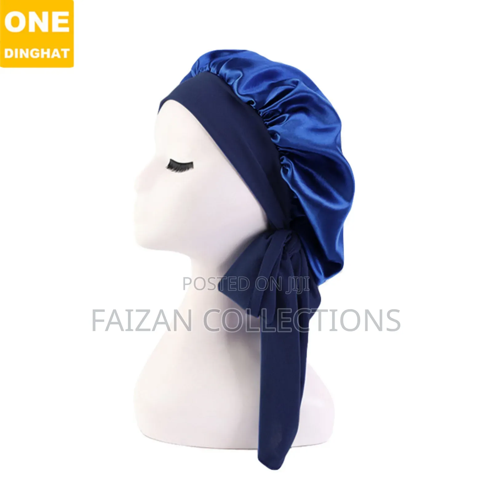 Satin Long Hair Nightcap Makeup Cap