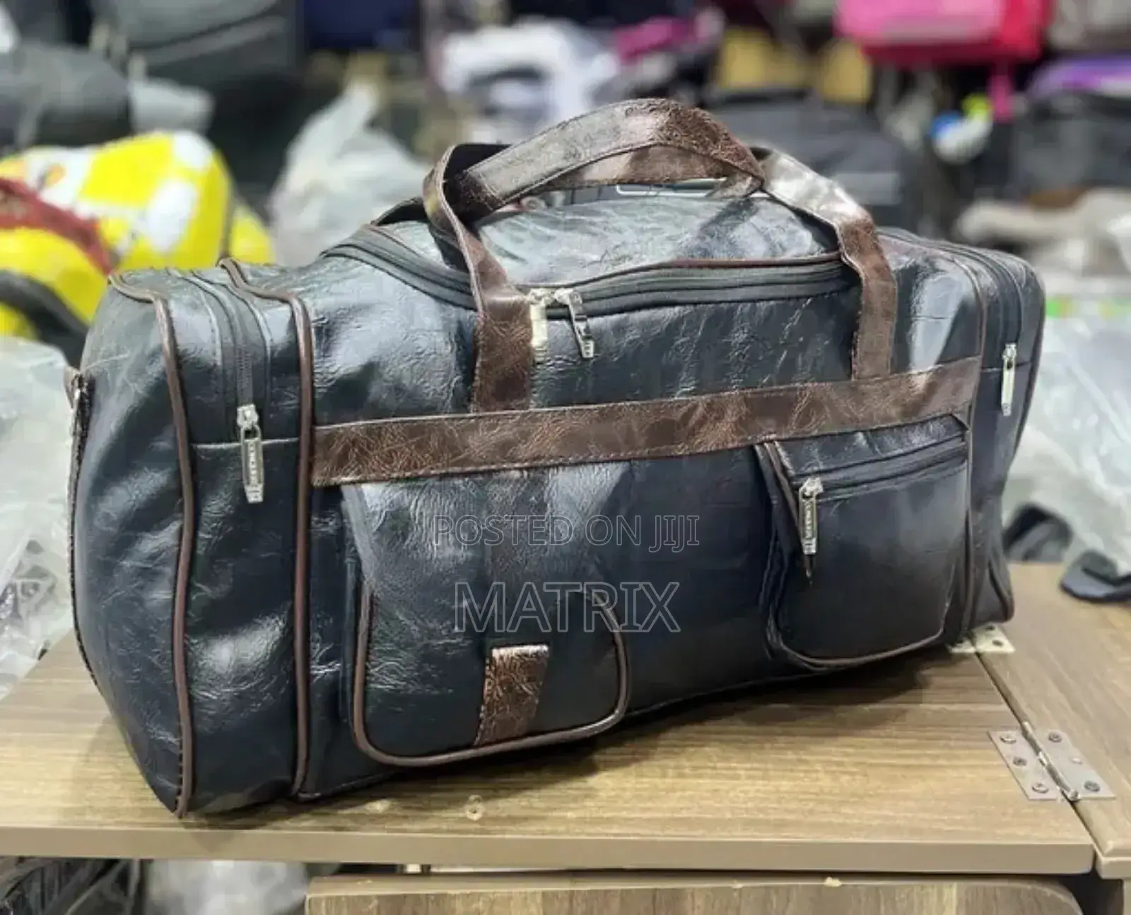 Heavy Duty Leather Travel Bag
