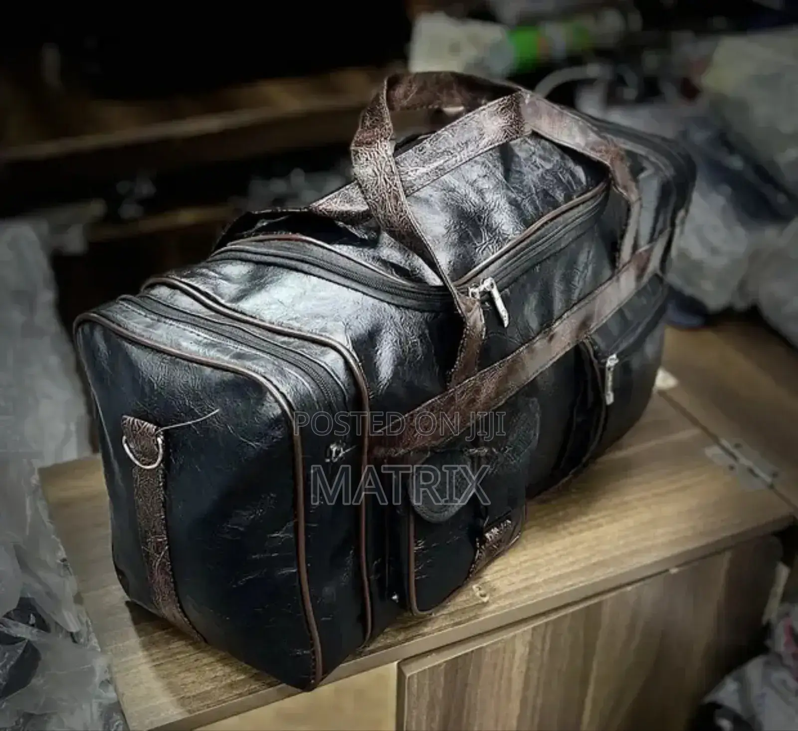 Heavy Duty Leather Travel Bag