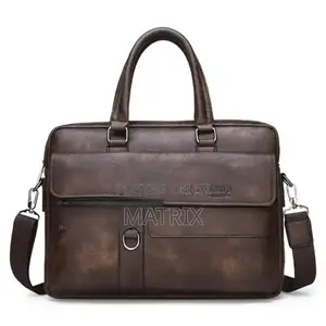 Leather Jeep Laptop Bag Briefcase