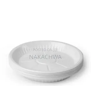 12 Pieces of Round Disposable Plates
