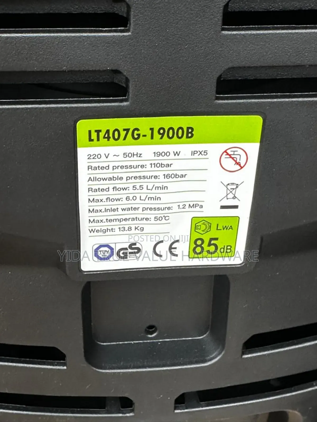 Jet Washer Electric Lt407g
