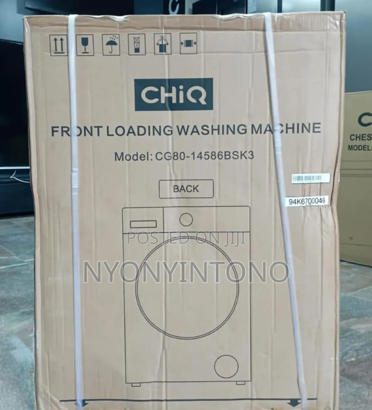 Chiq 8kg Fully Automatic Front Loader Washing Machine