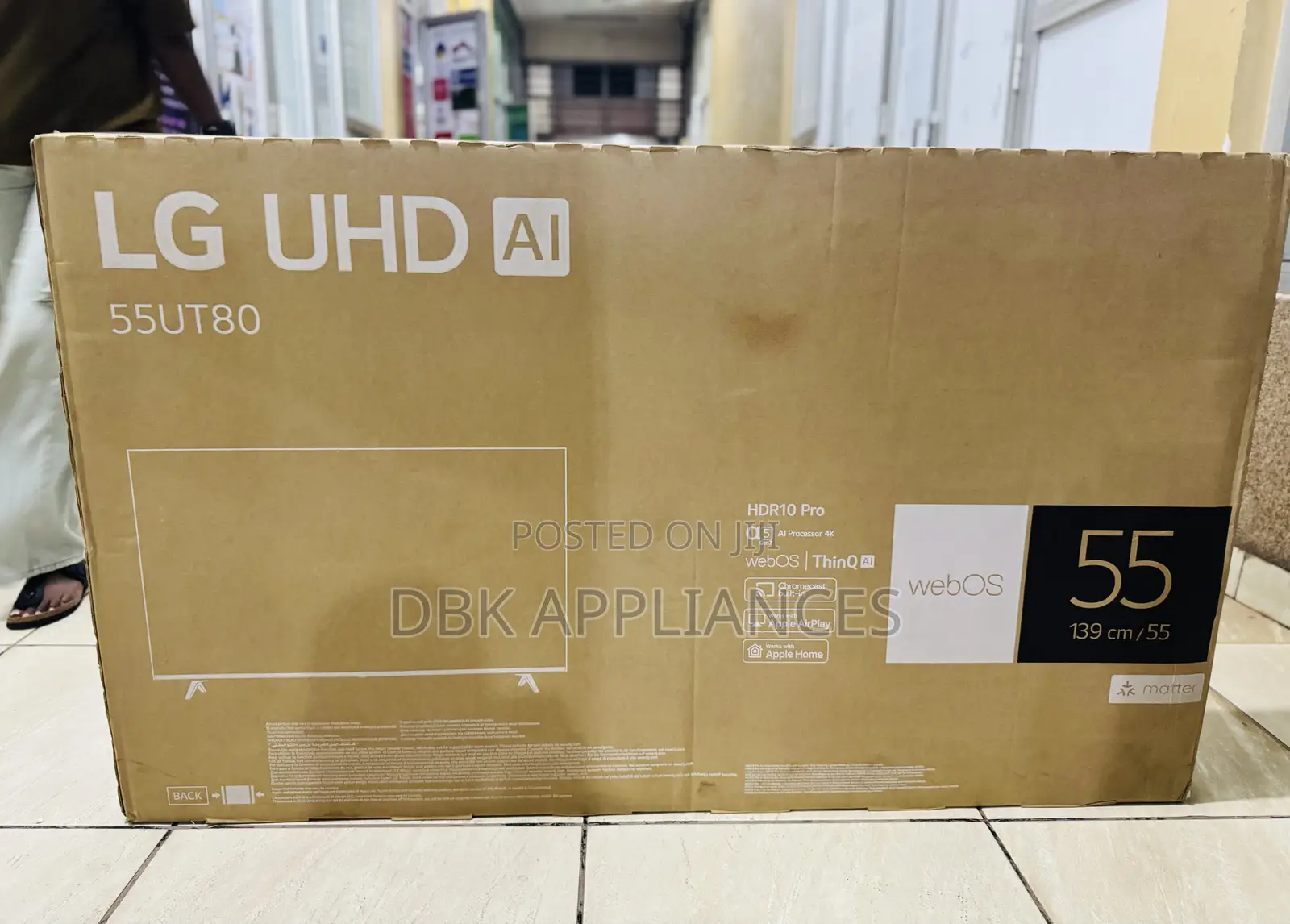 Lg 55inch Uhd Real Thinq Smart TVS Original