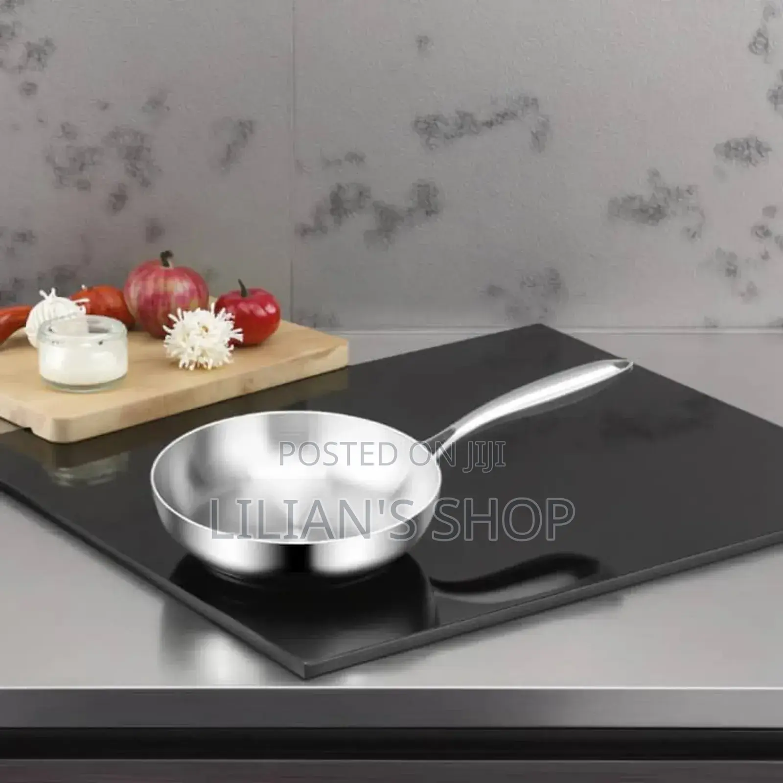 26cm Stainless Steel Frying Pan