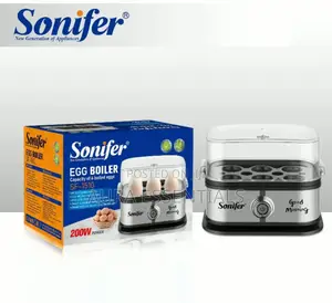 Sonifer Sf-1510 Mini Electric Egg Cooker, A Fast 6-egg Steamer Boiler