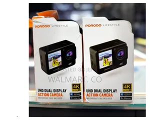 Porodo Uhd Dual Display Action Camera
