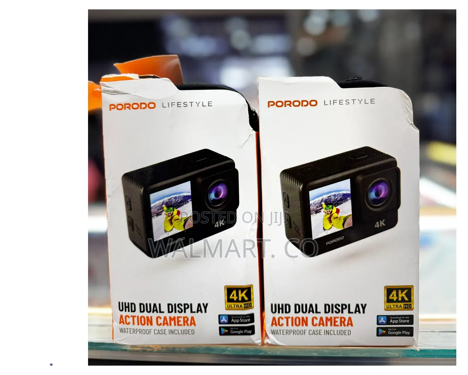 Porodo Uhd Dual Display Action Camera