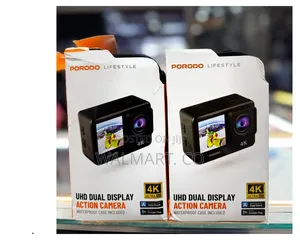 Porodo Uhd Dual Display Action Camera