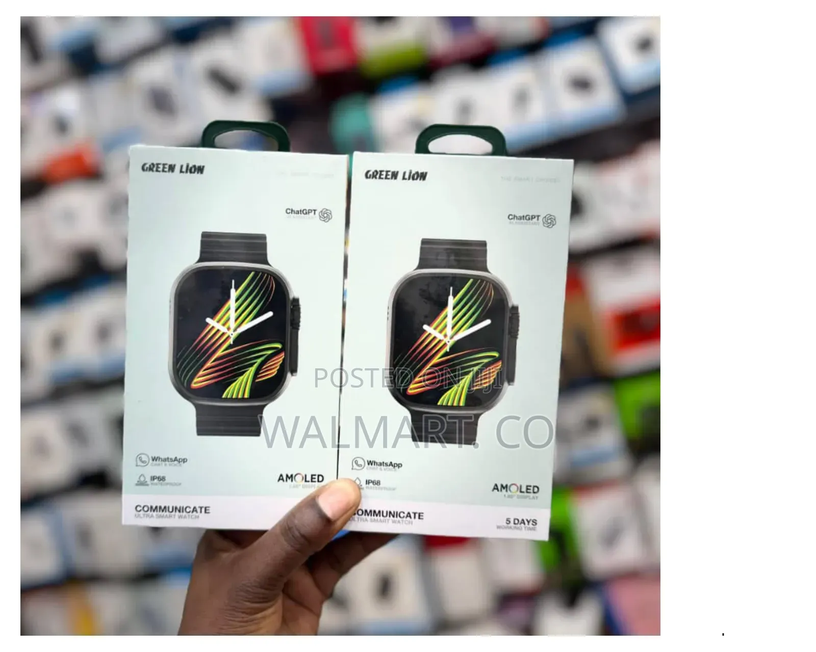 Green Lion Smart Ultra Smart Watch With 1.85 Amoled Display