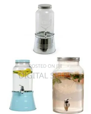 8l Jumbo Carafe Glass Beer Tower Wine Cocktail Juice Dispenser Glass