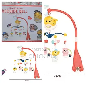 Baby Crib Projection Bedside Bell