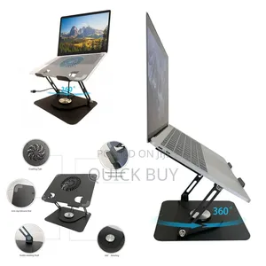 360° Rotating Laptop Stand With Fan