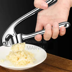 Stainless Steel Garlic Press.