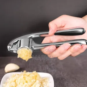 Stainless Steel Garlic Press.