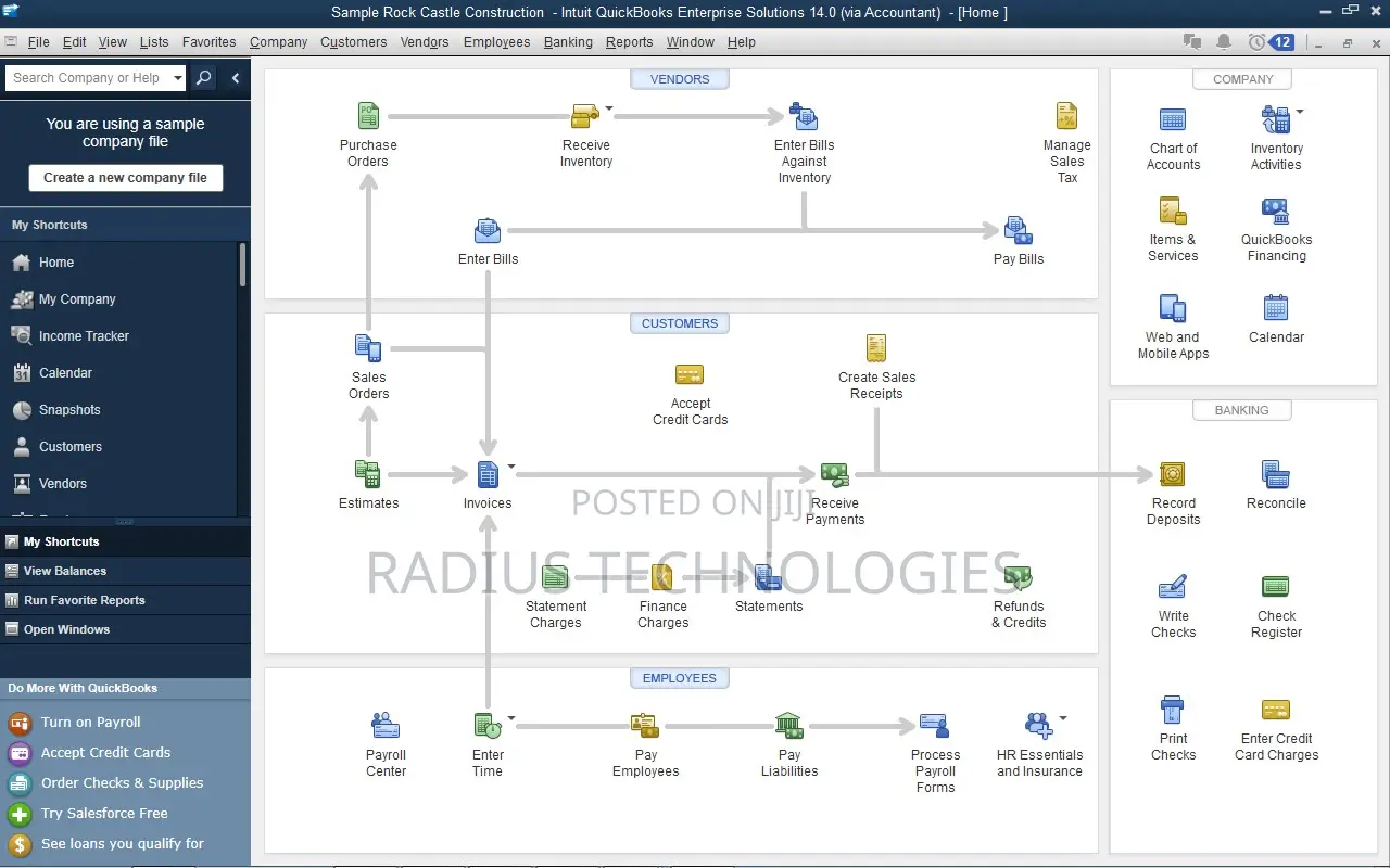 Quickbooks Enterprise Solutions 14.0 (Uk Version, Up to 30 Users)