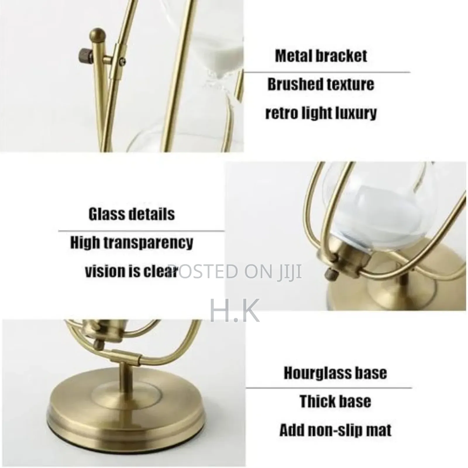 Dining31.5*17cm Transparent 360° Flipping Sand Clock Timer