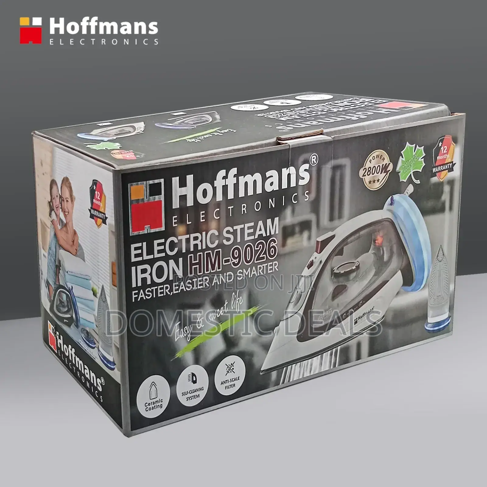 Hoffman Cordless Electric Steam Iron