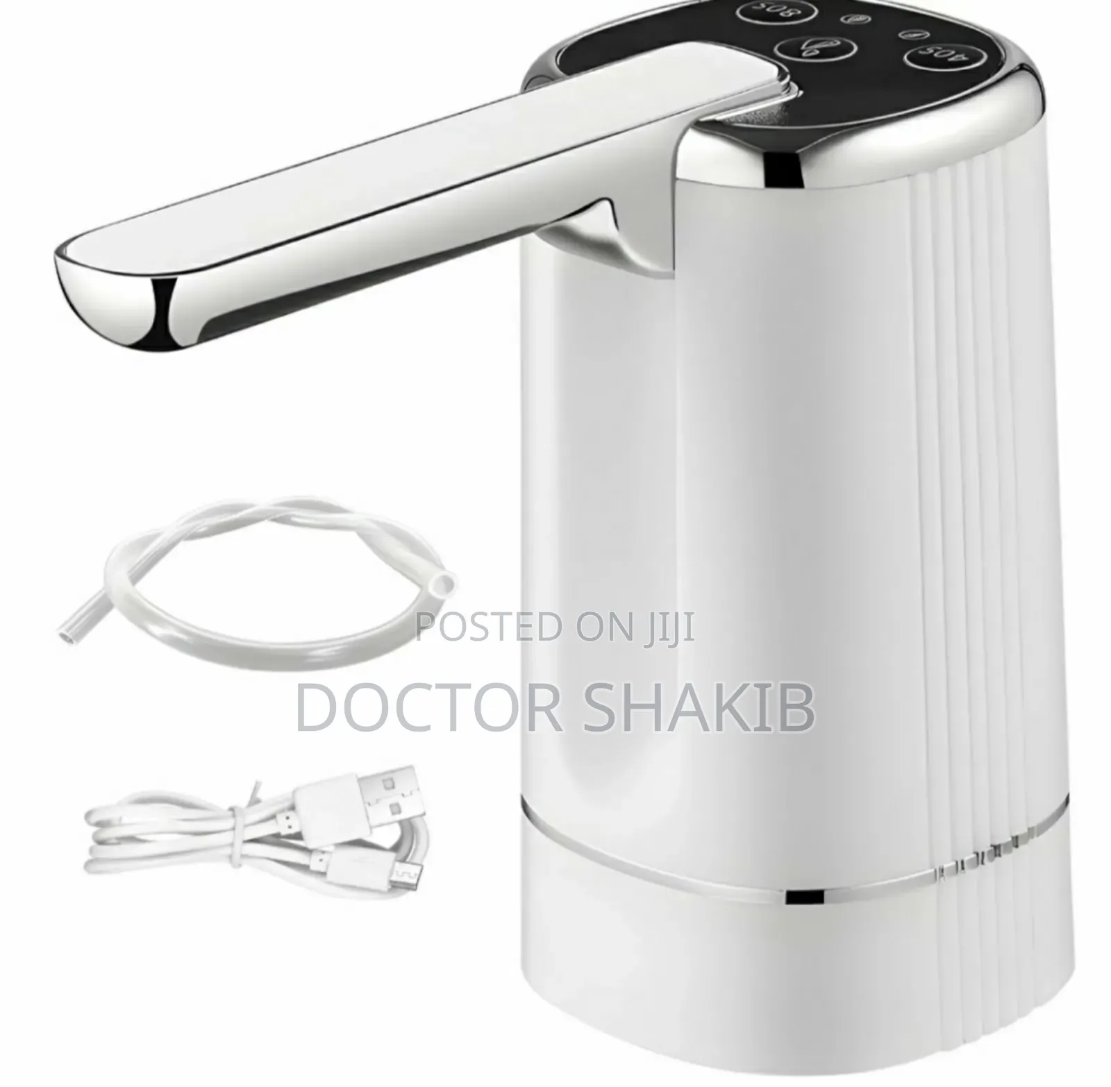 New Automatic Water Dispenser Pump Black White
