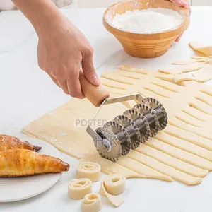 Stainless Steel Dough Lattice Roller Cutter