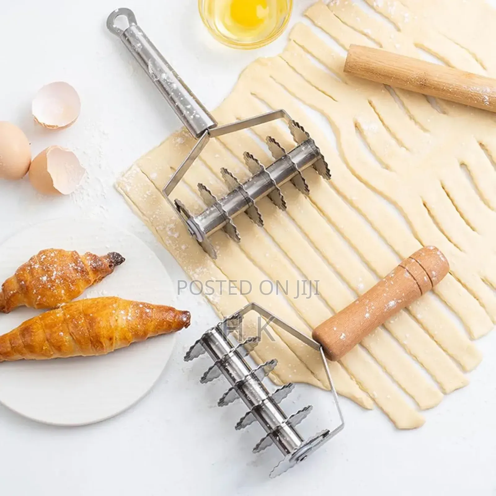 Stainless Steel Dough Lattice Roller Cutter