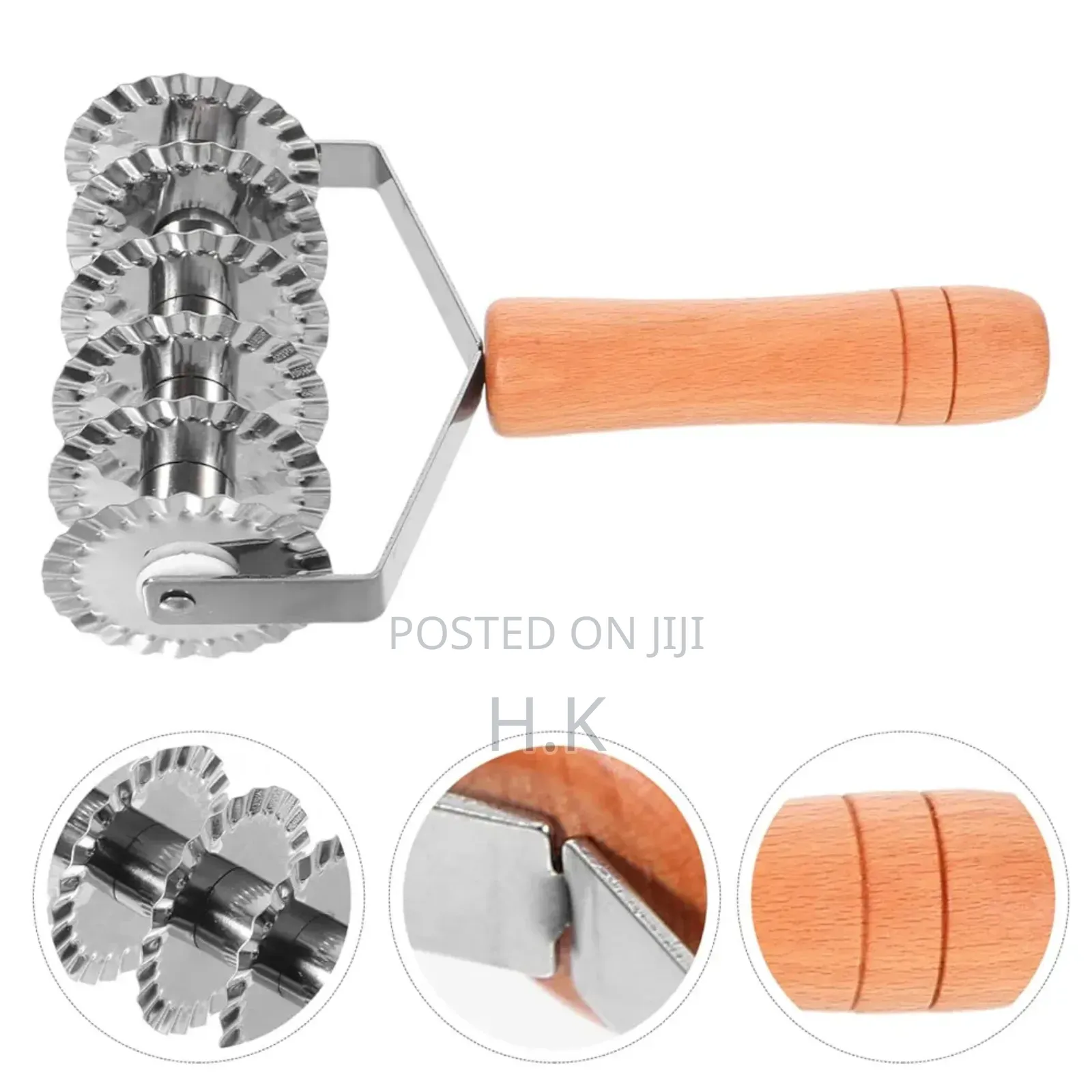 Stainless Steel Dough Lattice Roller Cutter