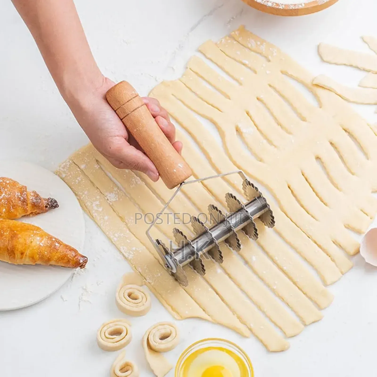 Stainless Steel Dough Lattice Roller Cutter