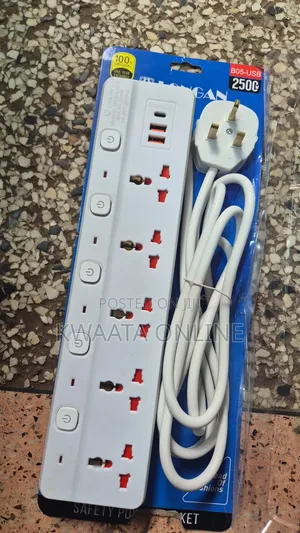 Longan 5 Way Multifunctional Usb Extension Cable Socket, C to C Port