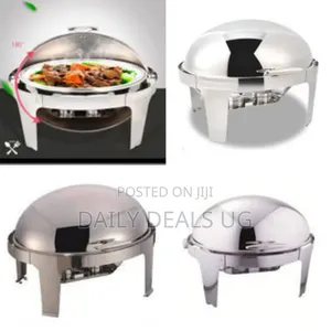 11l Chafing Food Warmer Catering Stainless Steel Round Chafing Dish