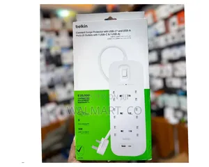 Surge Protector With Usb-C and Usb-a Ports 8 Outlets