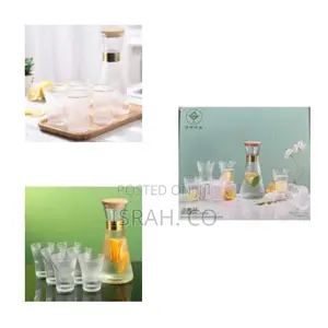 A Set of Water Jar and 4 Glasses