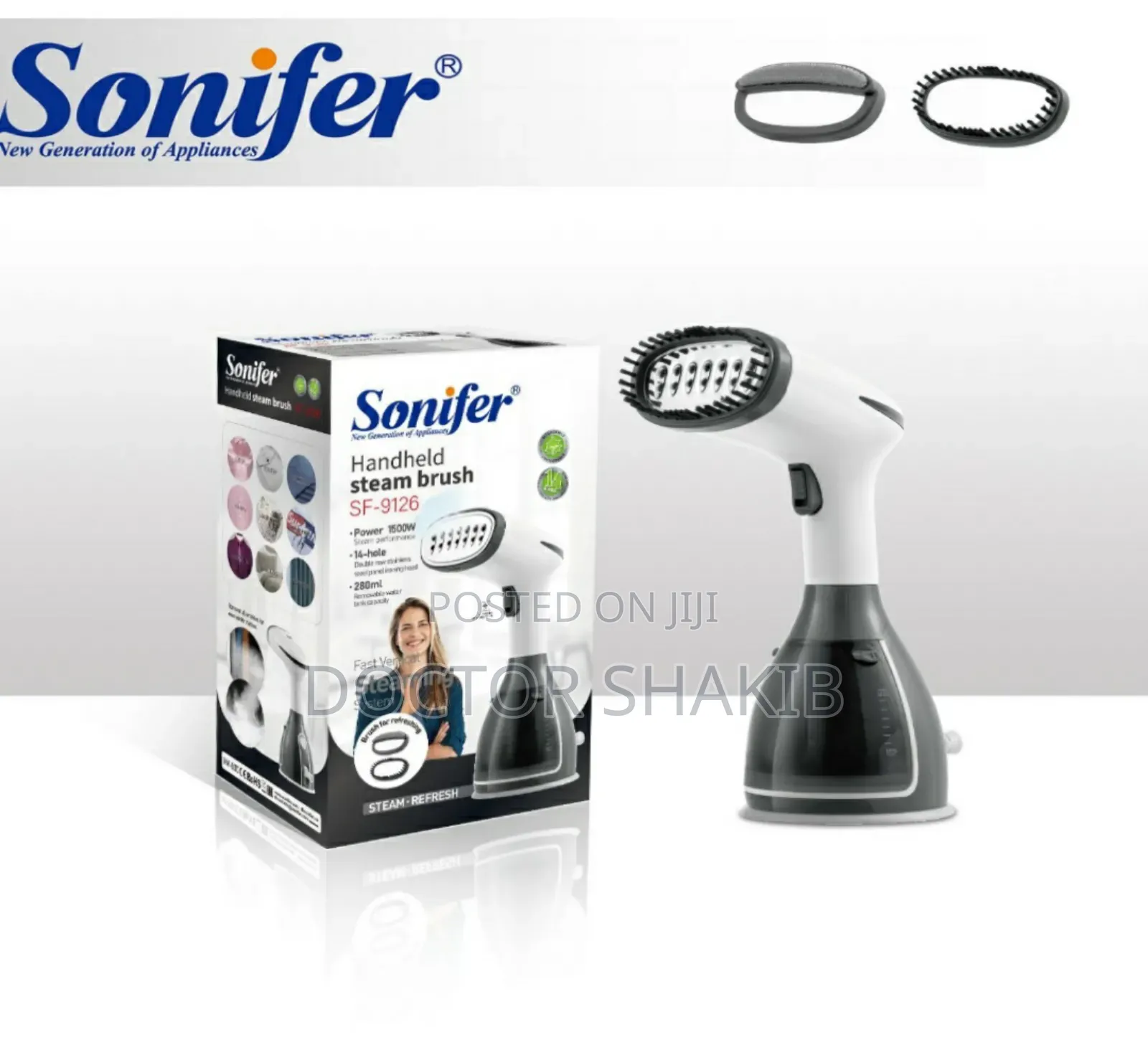 Brand New Sonifer Sf-9126 Handheld Steam Brush