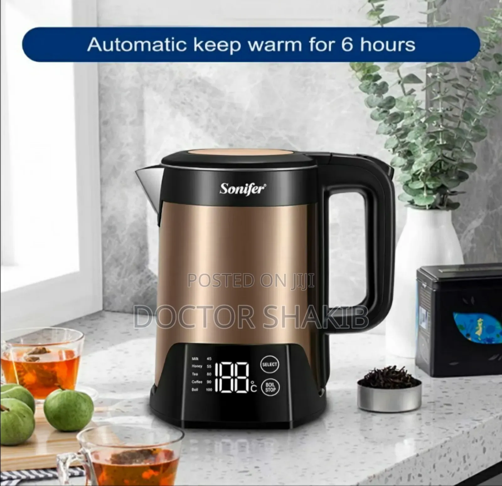 Brand New Sonifer Digital Multifunction Electric Kettle