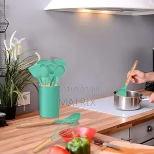 19pcs Kitchen Cooking Utensils and Knife Set