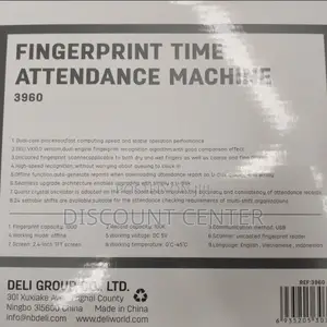 Attendance Finger Print Machine