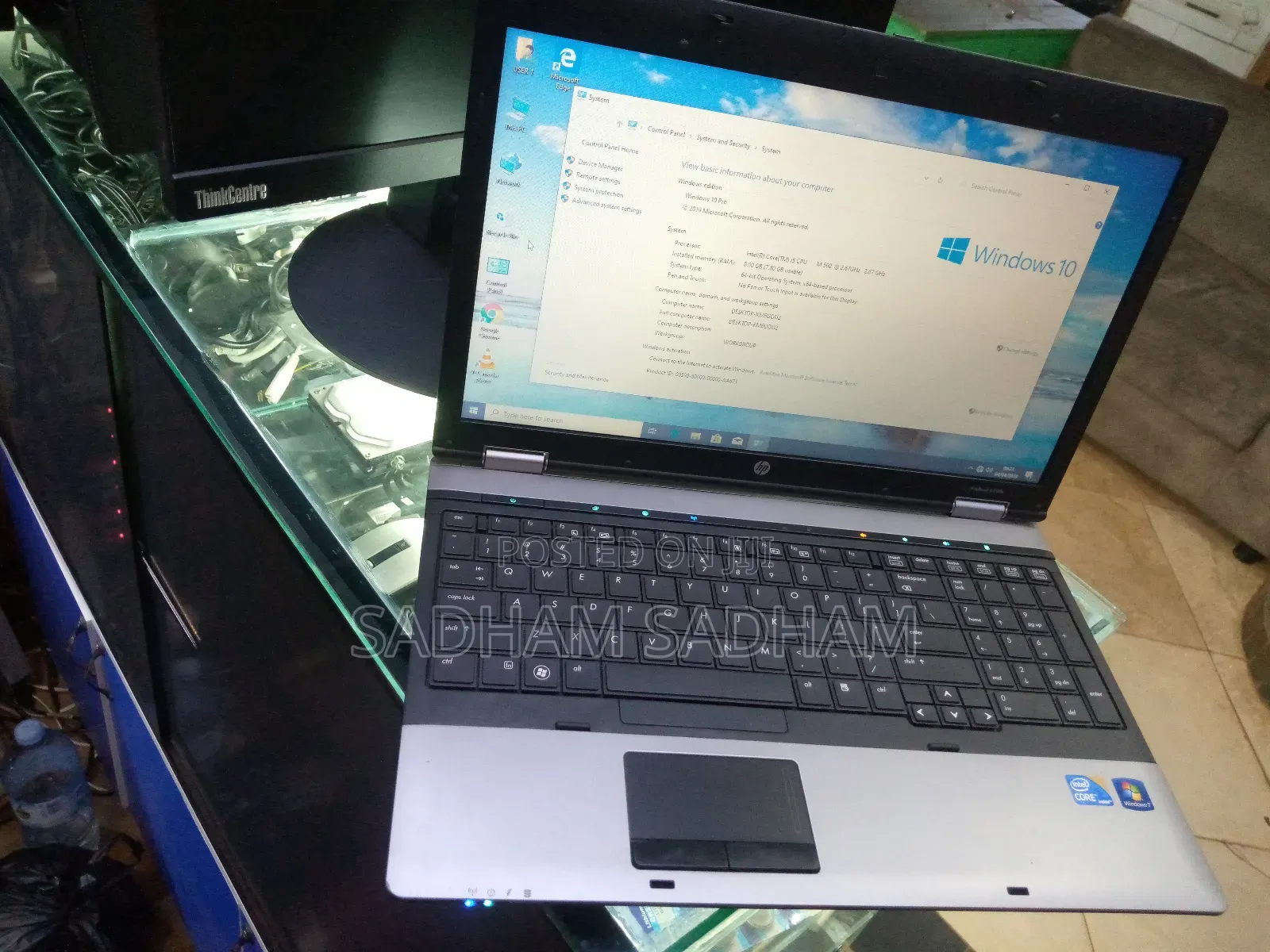 Laptop HP ProBook 6550B 8GB Intel Core I5 HDD 320GB