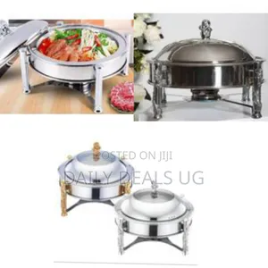 26cm Stainless Steel Small Round Chafing Dish Food Warmer Hot Pot