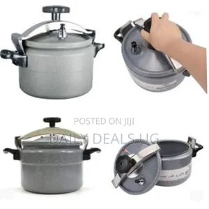 HTH 8l Granite Pressure Cooker Saucepan -Grey