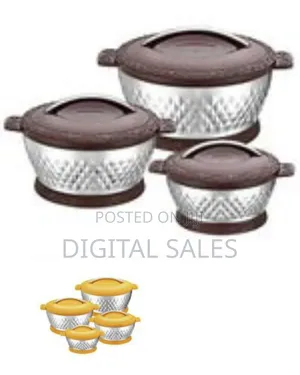 3 PCS Insulated Hot Pot Dishes Food Warmer Casseroles