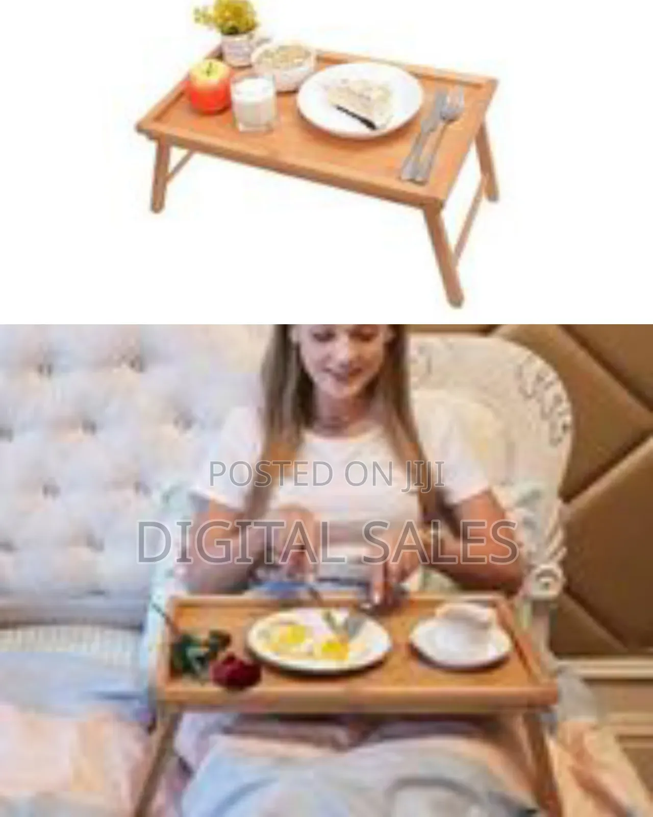 Bamboo Fold Up Lap/Bedroom Serving Tray