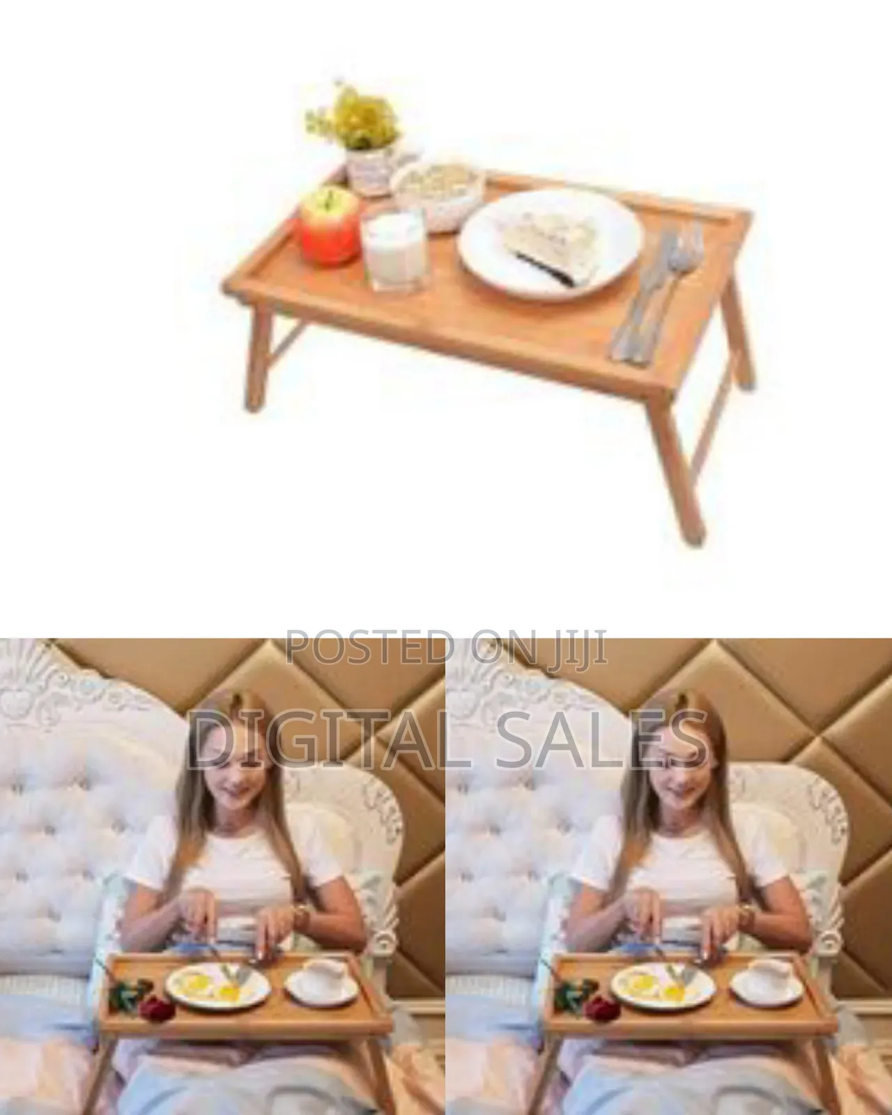 Bamboo Fold Up Lap/Bedroom Serving Tray
