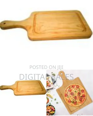 Household Wooden Rectangle Flat Fruit Pizza Serving Board Tray Plate